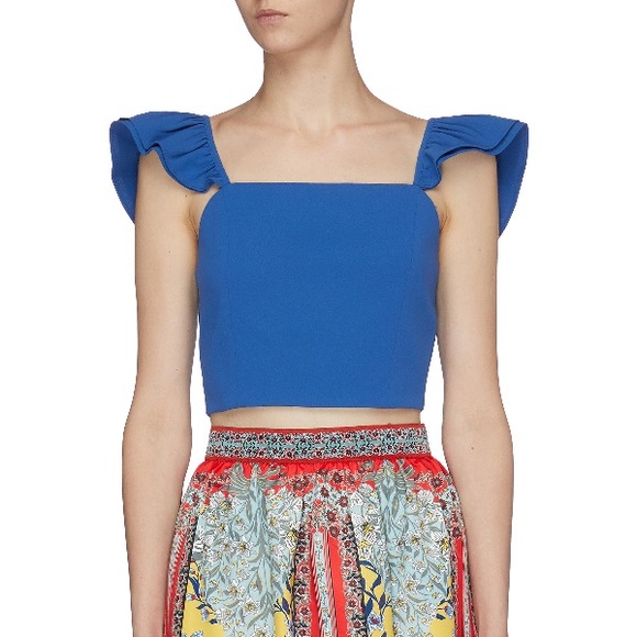 Alice + Olivia Tops - Alice And Olivia Celestia Crop Top 0